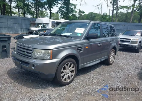2008 Land Rover Range Rover Sport Hse из США, поврежденный, VIN SALSK25438A161662